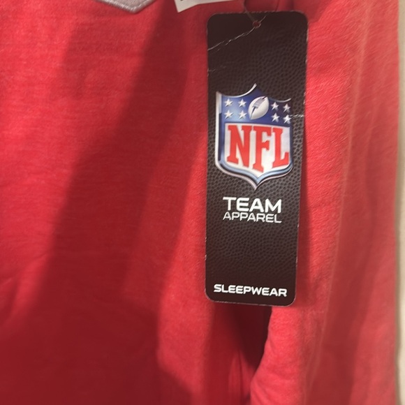 Unisex Licensed NFL Team Apparel Red & White 49ers Crew Neck Top sz L NEW NWT - Picture 6 of 9
